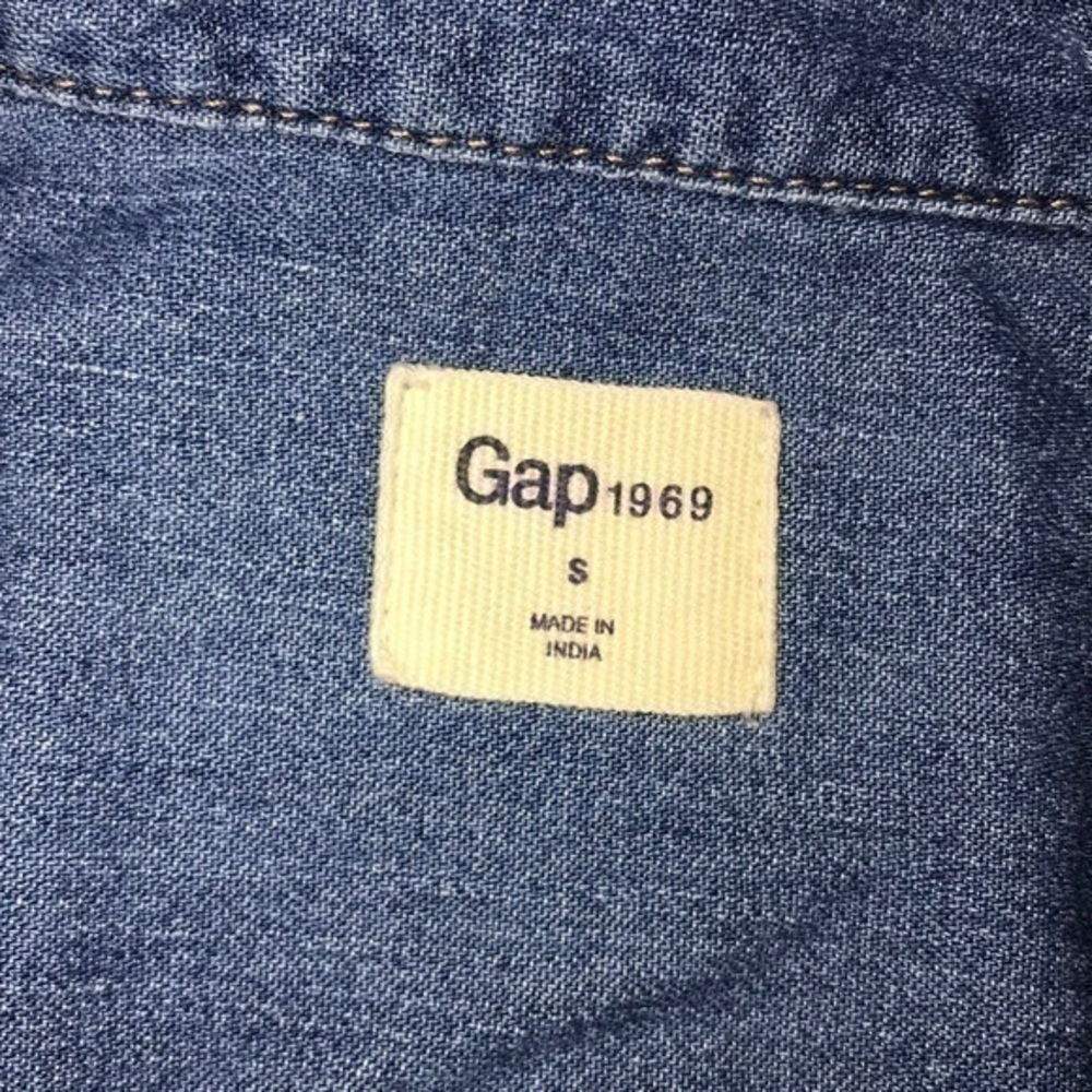Gap Denim Long Sleeve Dress - Picture 2 of 8